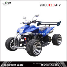 250cc refrigerado por agua CEE Racing Quad con 12 pulgadas de rueda de aleación semi-automática CVT